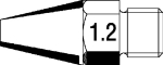 ERSADUR-Entl&ouml;tspitze 1.2 mm &oslash;