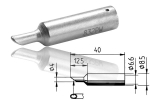 ERSADUR-L&ouml;tspitze, Hohlkehle 4.0 mm &oslash;