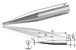 ERSADUR-L&ouml;tspitze, mei&szlig;elf&ouml;rmig 2.2 mm
