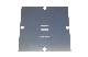 Preview: BGA-PS4-Schablone für K4G41325FC GDDR5 RAM, Edelstahl, 90 x 90 mm