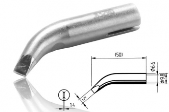 ERSADUR-Lötspitze, meißelförmig 5.0 mm