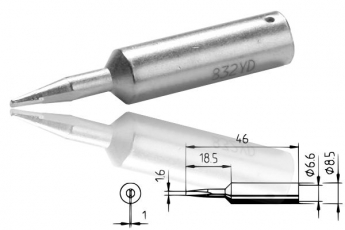 ERSADUR-Lötspitze, meißelförmig 1.6 mm