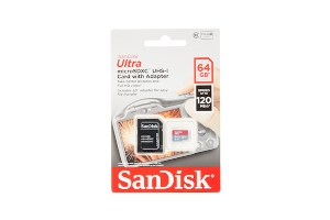 Micro-SD Karte (64 GB) mit SD-Adapter