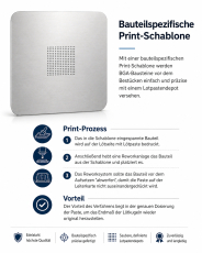 Preview: Print on Chip-Schablone BGA225