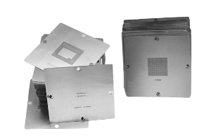 BGA-Schablonensatz -Edelstahl - 90x90 mm  - 362 Stück