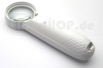 Handlupe mit LED-Licht, 15x
