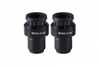 Weitfeld Okular mit Dioptrienausgleich 25x/9 ±3 Dpt (1 Paar)