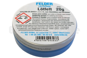 Lötfett zum Weichlöten - 20 gr. Dose