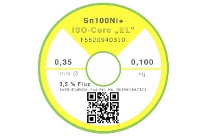 Lötdraht Sn100Ni+ - Ø 0.35 mm - 100 gr