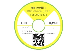 Lötdraht Sn100Ni+ - Ø 1.00 mm - 250 gr