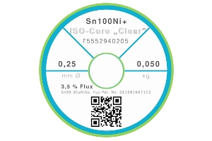 ISO-Core Clear SN100Ni+ - Ø 0.25 mm - 50 gr