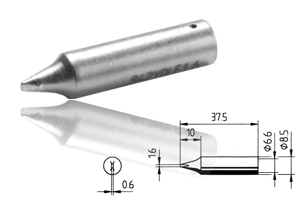 ERSADUR LF-Lötspitze, meißelförmig 1.6 mm