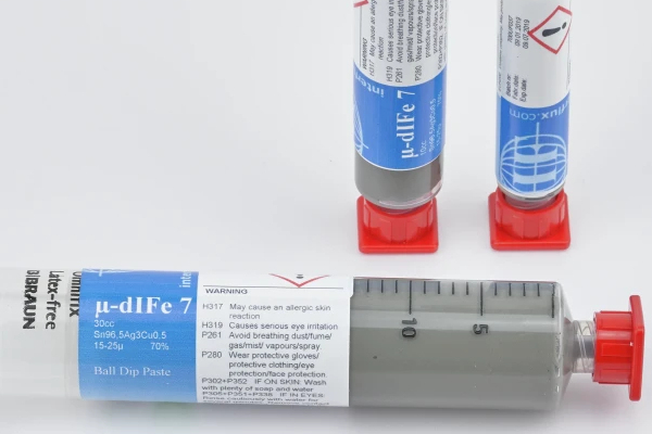 DIP-Lötpaste µ- dIFe 7 - Sn96.5Ag3.0Cu0.5-K5-DIP-5cc