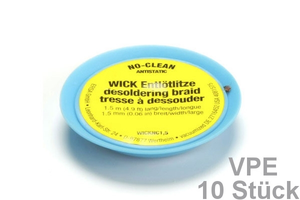 Ersa Entlötlitze 1.5 mm breit - 10 Stück