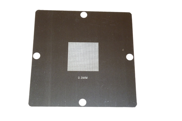 BGA Schablone - Balls ø0.30 mm - Pitch 0.60 mm