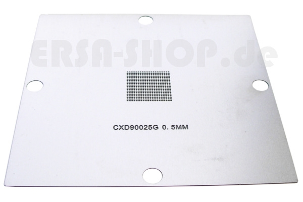 BGA-PS4-Schablone für CXD90025G, Edelstahl, 90 x 90 mm