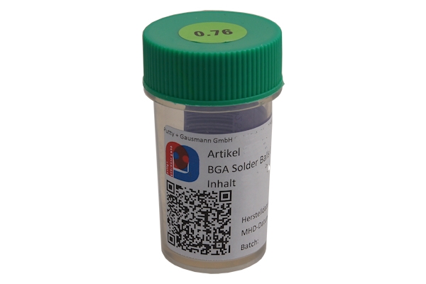 BGA Lötkugeln - ø 0.76 mm - SAC305 - 250K