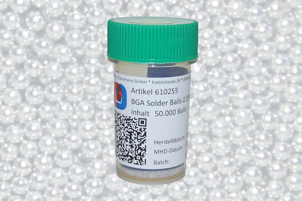 BGA Lötkugeln - ø 0.35 mm - SAC305 - 50K