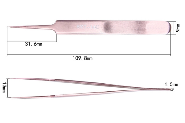 Edelstahl-Pinzette BST-14C