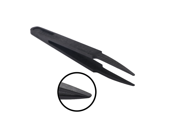 Pinzetten-SET aus Carbon, antistatisch, 8 teilig