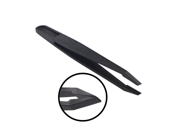 Pinzetten-SET aus Carbon, antistatisch, 8 teilig