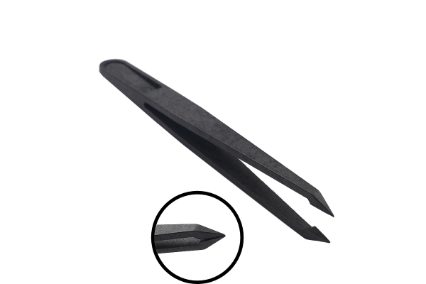 Pinzetten-SET aus Carbon, antistatisch, 8 teilig