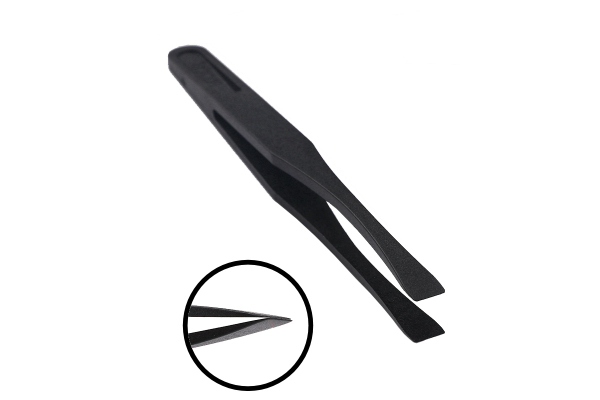 Pinzetten-SET aus Carbon, antistatisch, 8 teilig