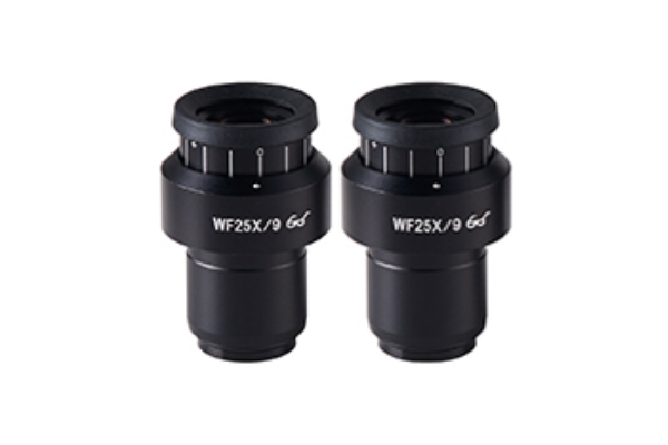 Weitfeld Okular mit Dioptrienausgleich 25x/9 ±3 Dpt (1 Paar)