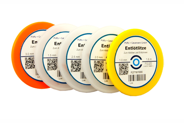 Entlötlitze flussmittelgetränkt - 2.0 mm - 1.6 m
