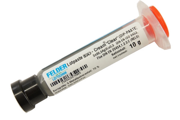 ISO-Cream "Clear" - Sn96.5Ag3.0Cu0.5-K5-DIP-10gr