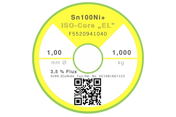 Lötdraht Sn100Ni+ - Ø 1.00 mm - 1000 gr