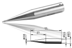 ERSADUR-Lötspitze, bleistiftspitz 0.8 mm Ø