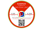 Lötdraht ISO-Core® RA Sn60Pb40 - Ø 2.00 mm - 250 gr